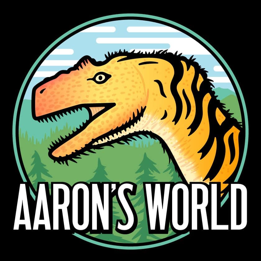 Aaron's world logo