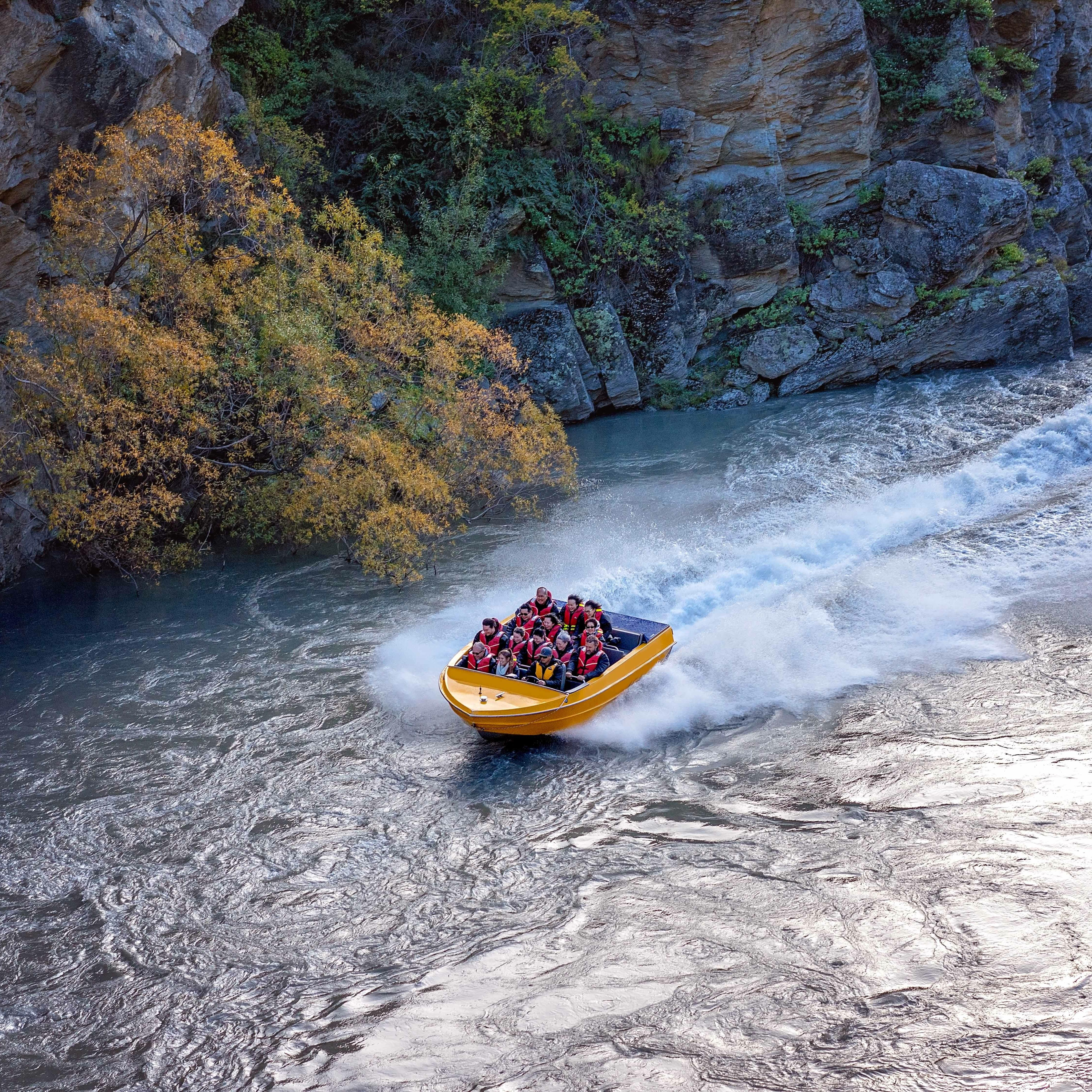 Jet boat ride