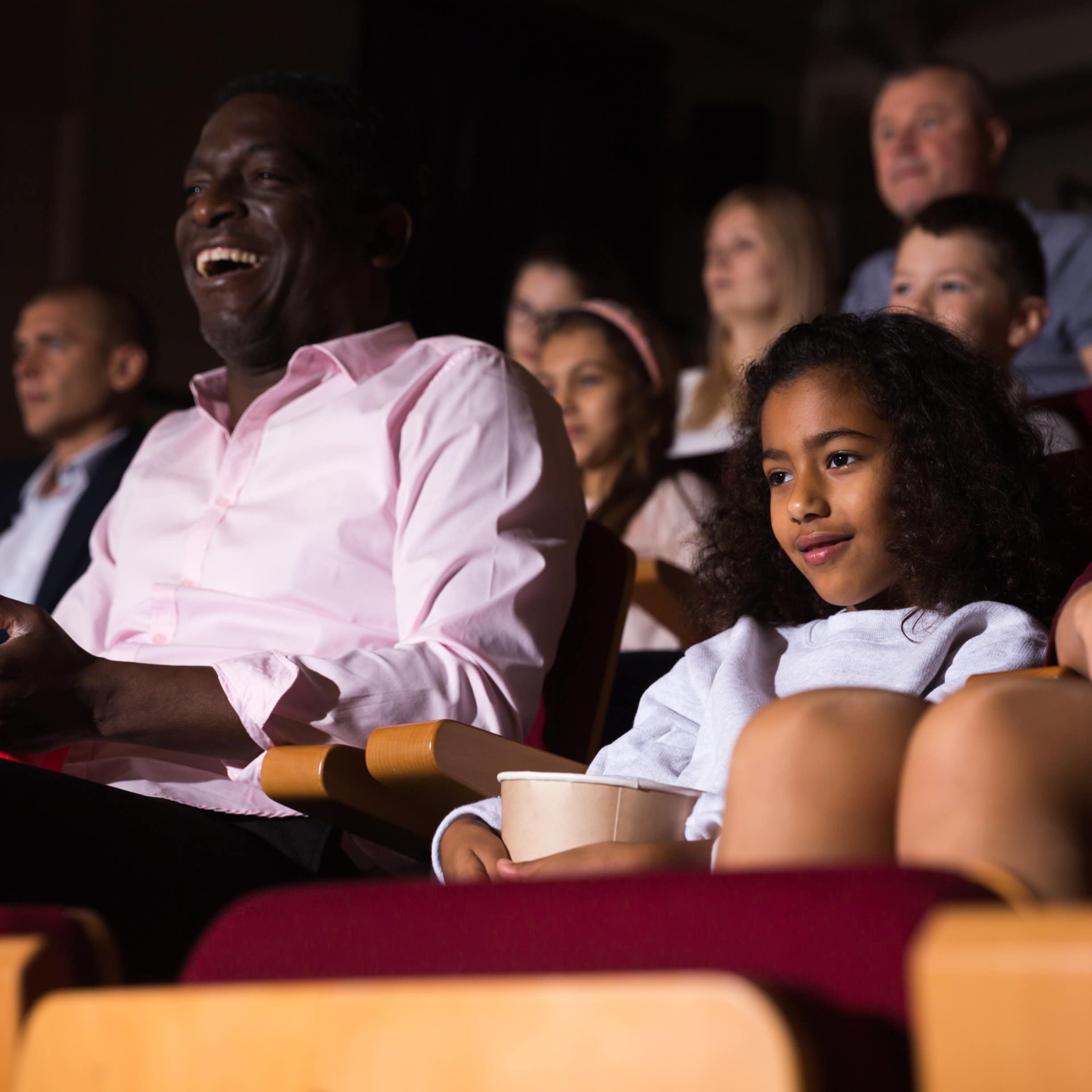 Family at the movies