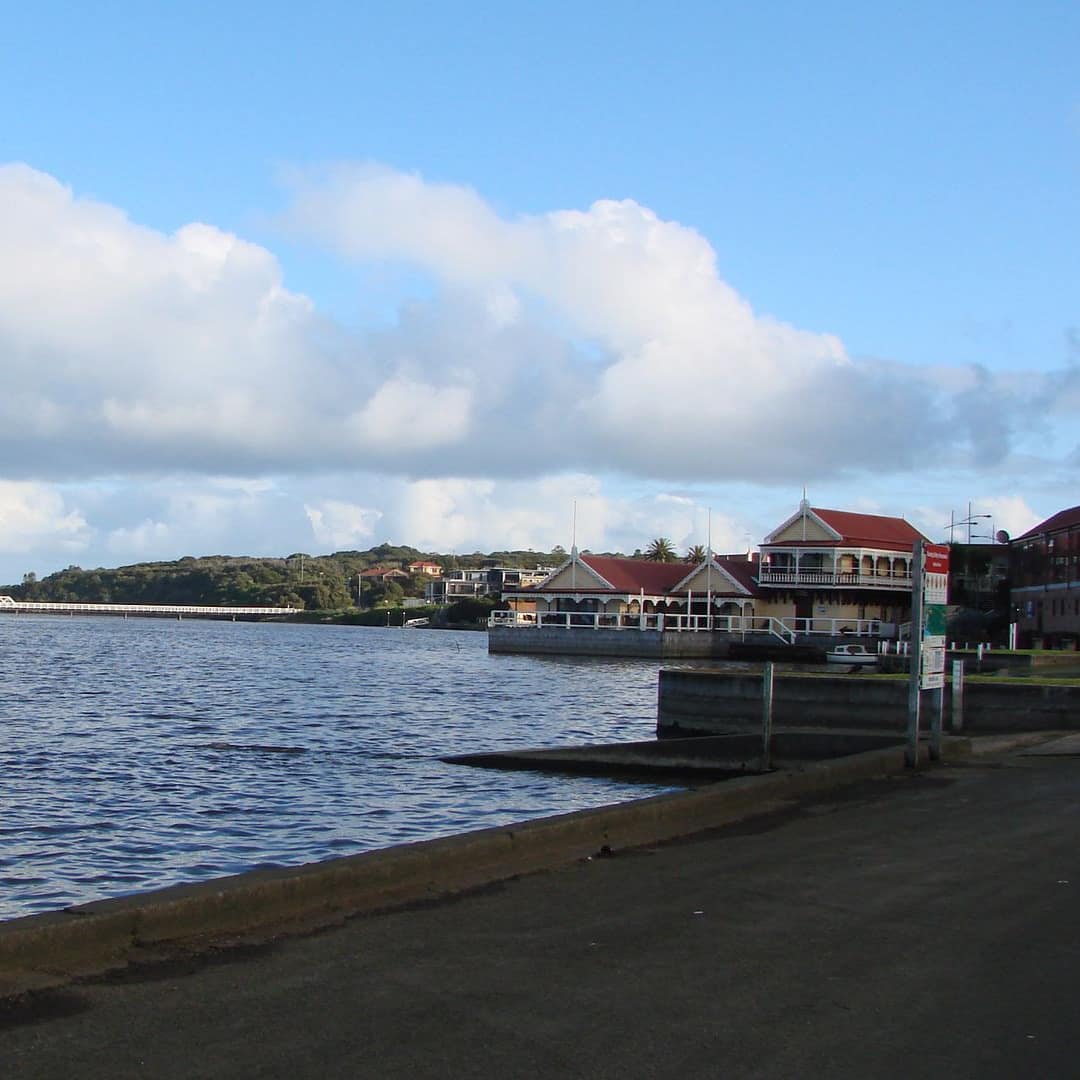 View of the ocean from Port Fairy.