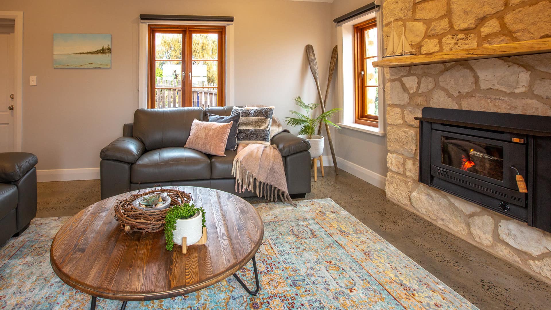 View the Limestone Coast by Guichen Bay from a quality Robe accommodation
