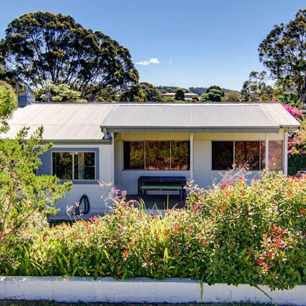 3-bedroom holiday accommodation surrounded by trees